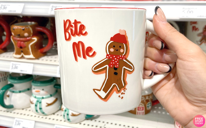 Target Wondershop Christmas Stoneware Bite Me 16oz Mug