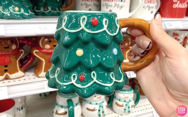 Target Wondershop Holiday Earthenware Christmas Tree Mug