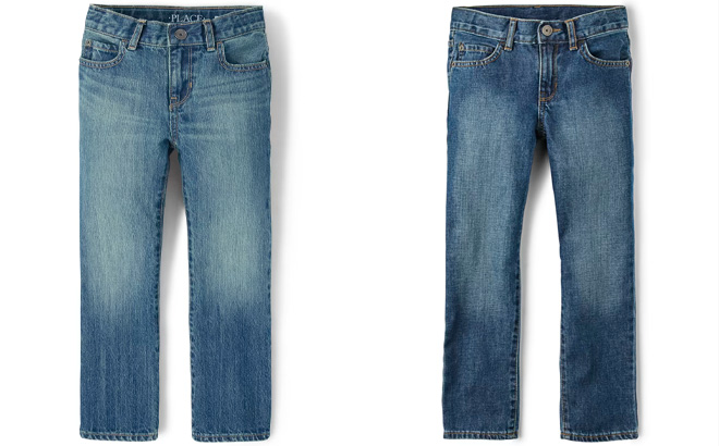 The Childrens Place Boys Basic Bootcut Jeans