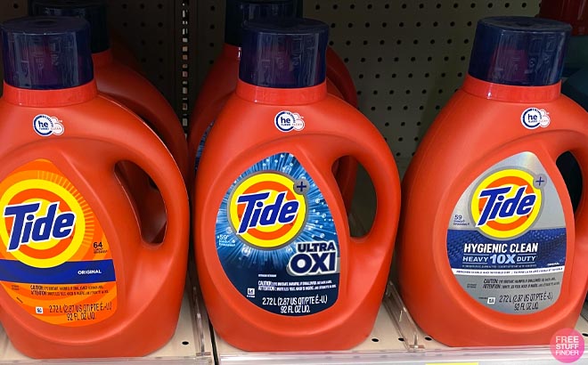 Tide Ultra Oxi Liquid Laundry Detergent 59 Loads in shelf
