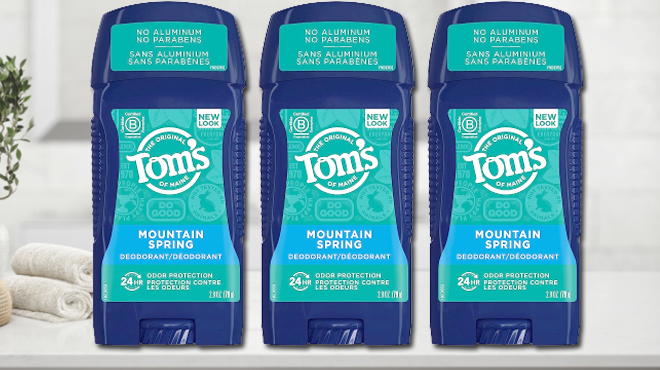 Toms of Maine Mens Deodorant 3 pk
