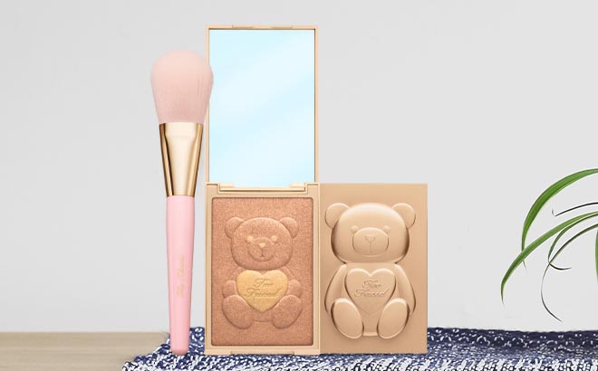 Too Faced Teddy Bare Bare It All Bronzer and Brush