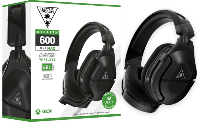 Turtle Beach Stealth 600 Gen 2 MAX Wireless Gaming Headset in Black Color