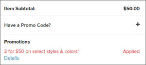 Two Crocs Clogs at Checkout