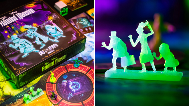 Two Images of Funko Disney Haunted Mansion Call of The Spirits Magic Kingdom Park Edition Game