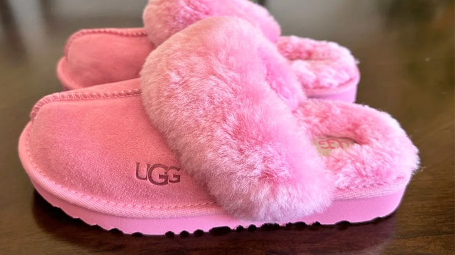 UGG Kids PInk Slippers