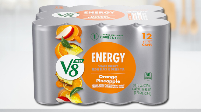 V8 Energy Drink 12 pk Orange Pineapple