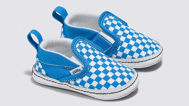 VANS Infant Slip On V Checkerboard Crib Shoes VANS Infant Slip On V Checkerboard Crib Shoes