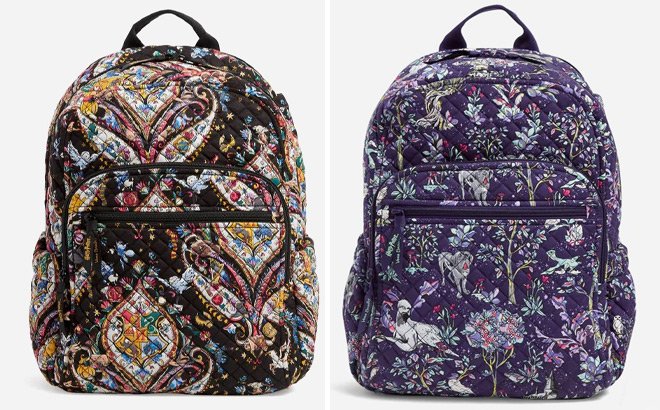 Vera Bradley Harry Potter Campus Backpacks on Gray Background Vera Bradley Harry Potter Campus Backpacks on Gray Background