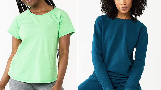 Womens Tek Gear Core Raglan Tee