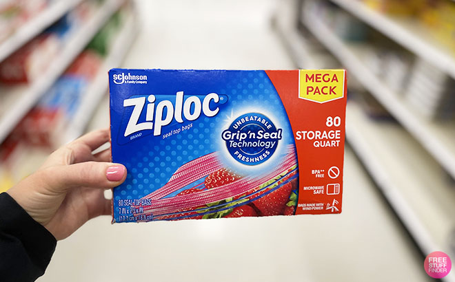 Ziploc Sandwich Bags With Grip 'n Seal Technology - 90ct : Target
