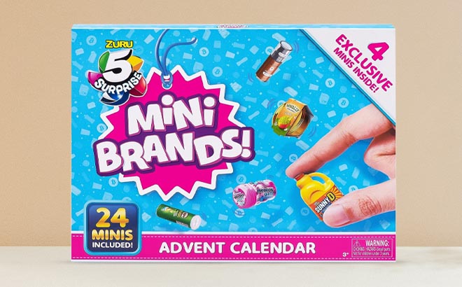 5 Surprise Mini Brands Advent Calendar $15