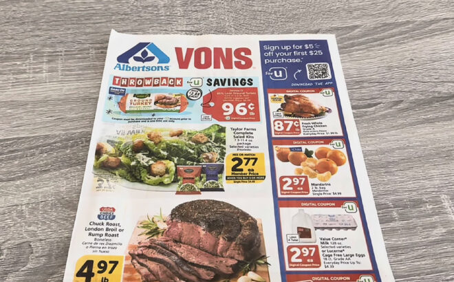 Albertsons/Vons/Safeway Coupon Ad Scan