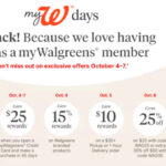 walgreens myw days october offers