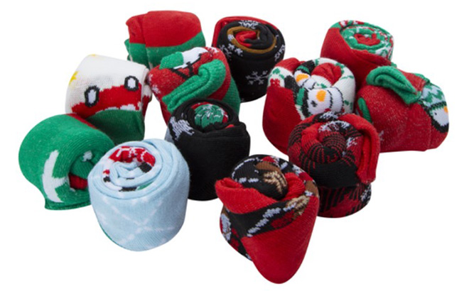 12 Days Of Ladies No-Show Socks Advent Calendar Nutcracker 12 Days Of Ladies No-Show Socks Advent Calendar Nutcracker