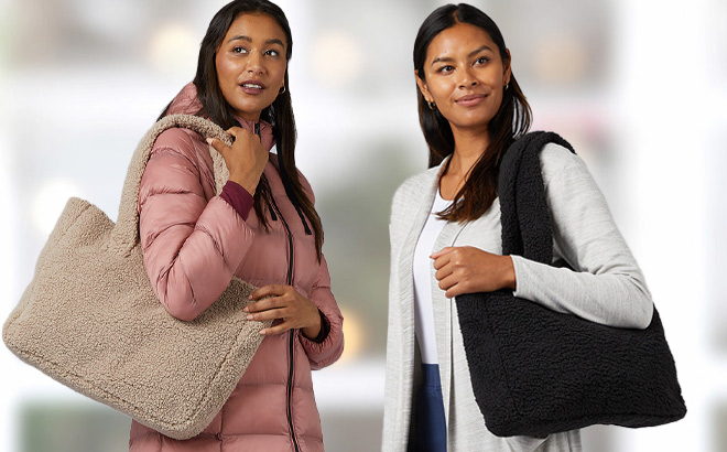 32 Degrees Womens Cozy Sherpa Tote Bags 1 32 Degrees Womens Cozy Sherpa Tote Bags 1