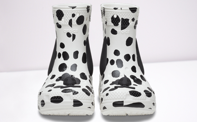 A Pair of Crocs Toddler I Am Dalmatian Boots A Pair of Crocs Toddler I Am Dalmatian Boots