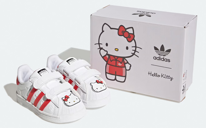 Adidas Kids Hello Kitty Superstar Shoes