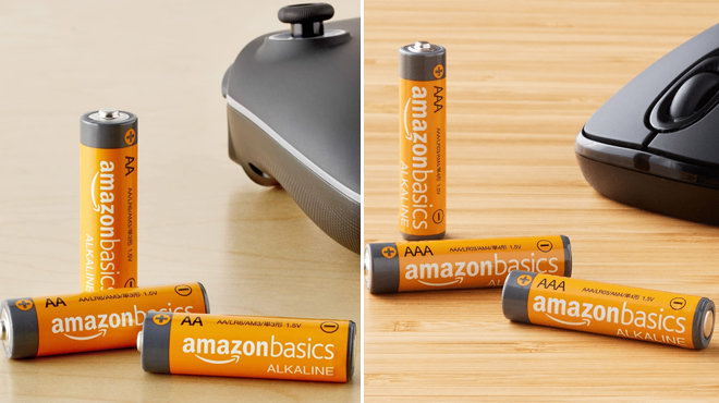 AmazonBasics AA AAA Alkaline Batteries
