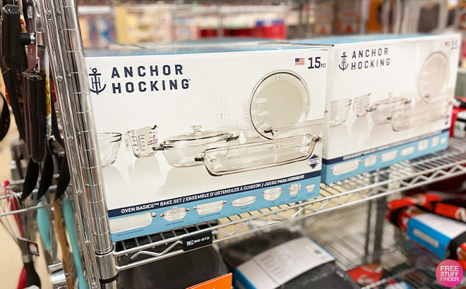 Anchor Hocking 15 Pc Oven Basics Bakeware Set in Store