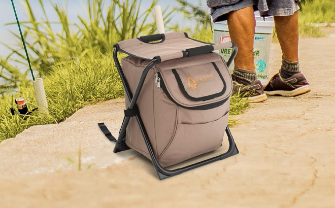 Arrowhead Outdoor Multifunction Camp Chair in Tan Color