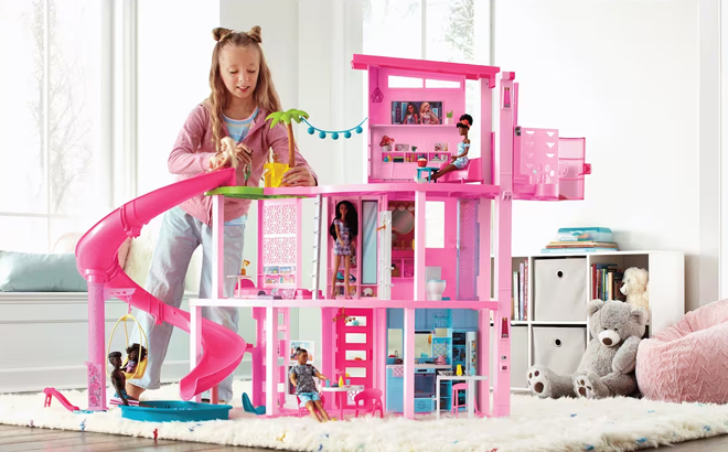 Barbie Dreamhouse with 3 Story Slide