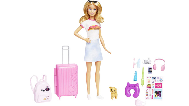 Barbie Malibu Doll 10 Accessories