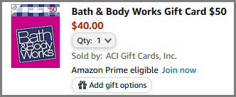 Bath Body Works Checkout