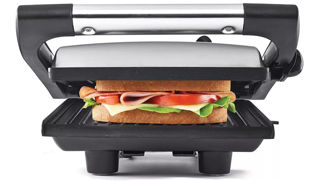 Bella Electric Panini Press and Sandwich Grill on a White Background