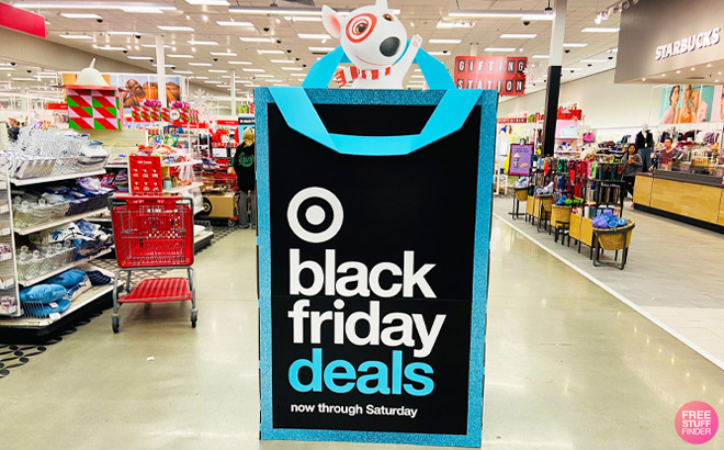 Black Friday Deals Sign at Target