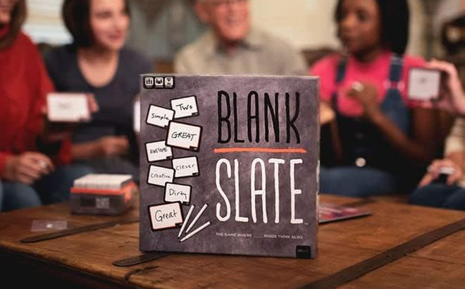 Blank Slate Word Association Party Game on the Table