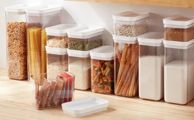Brightroom Clear Food Storage Canister Set