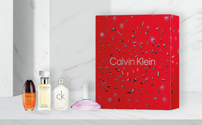 Calvin Klein 4 Piece Multi Line Fragrance Gift Set