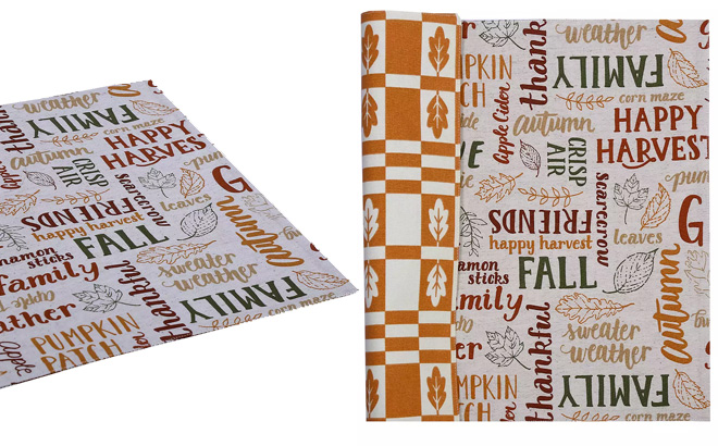 Celebrate Together Fall Reversible Word Toss Placemat Celebrate Together Fall Reversible Word Toss Placemat