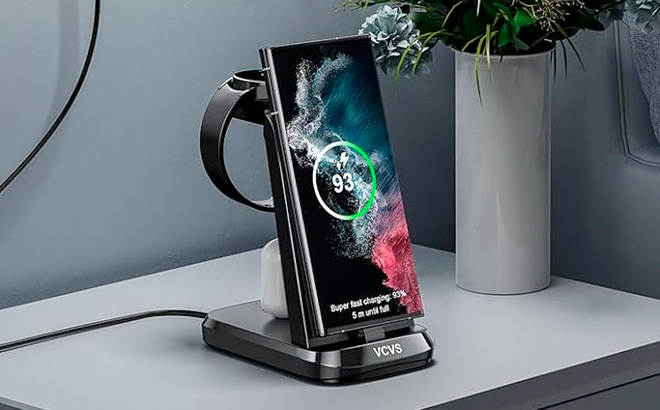Charging Station for Samsung Phones Watches Earbuds