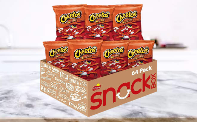 Cheetos Crunchy Cheese Snacks 64 Pack