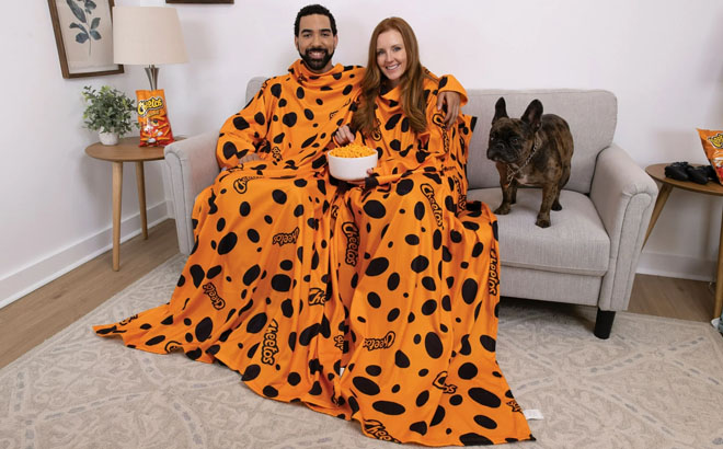 Cheetos Holiday Bundle Snuggie and Cheetos Snack Chips