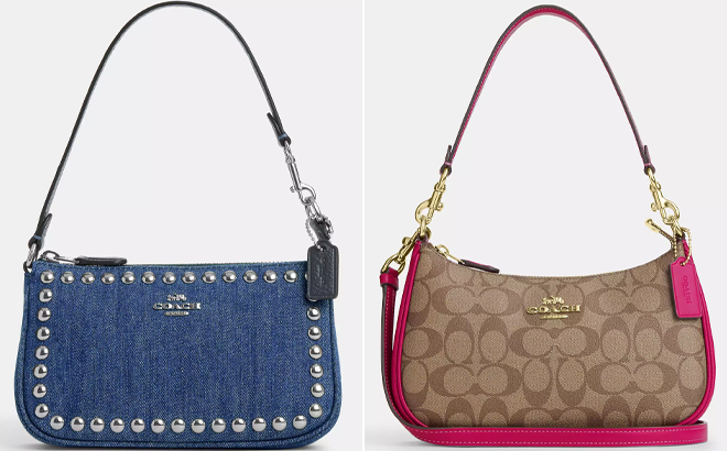Coach Outlet Nolita 19 With Rivets and Teri Shoulder Bag In Signature Canvas