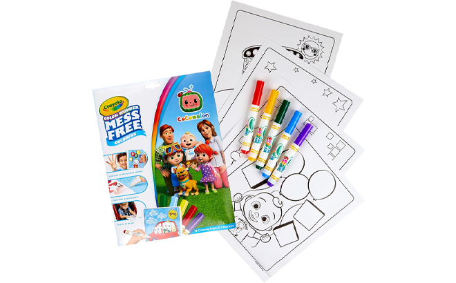 Crayola Cocomelon Color Wonder Coloring Kit