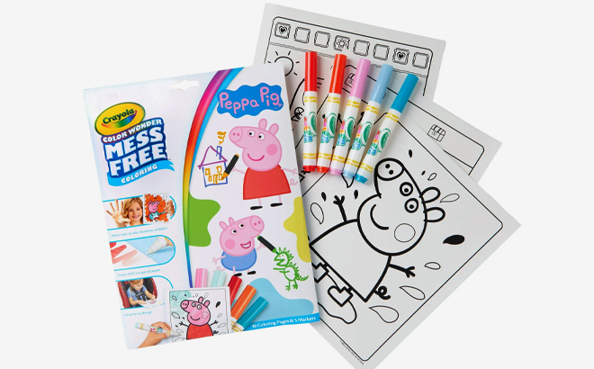 Crayola Color Wonder Kit Peppa Pig