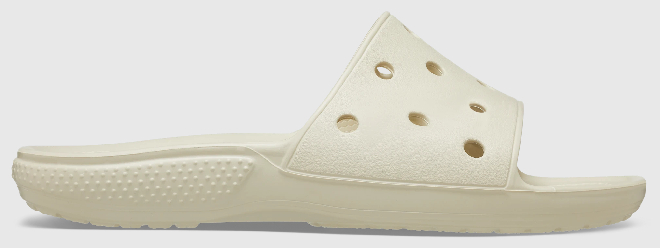Crocs Classic Slides in Bone Color