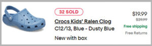 Crocs Kids Ralen Clogs Screenshot