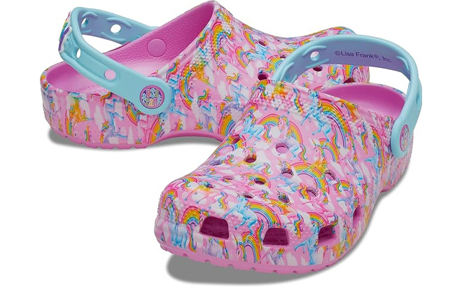 Crocs Unisex Child Classic Lisa Frank Clogs Kids and Toddler Shoes
