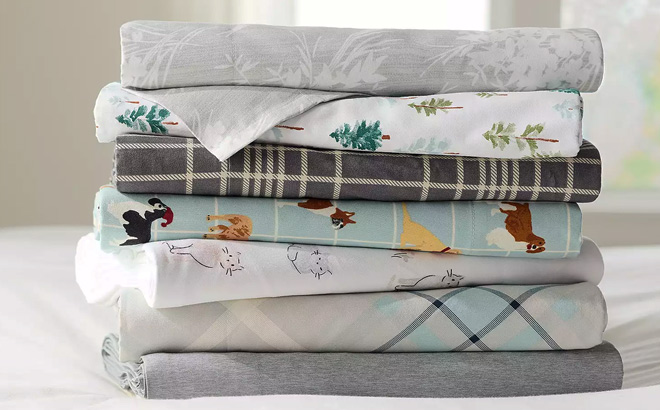 Cuddl Duds Microfiber Sheet Set with Pillowcases