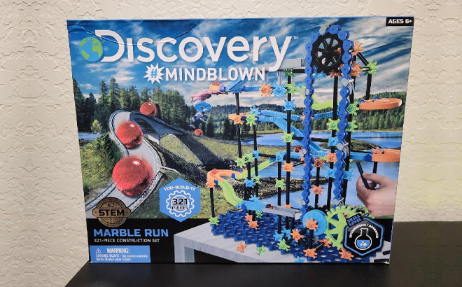 Discovery Mindblown Marble Run 321 Piece Construction Set