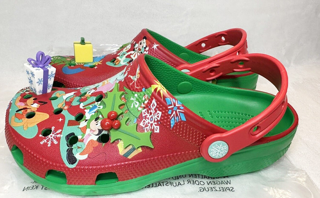 Disney Crocs Mickey Mouse and Friends Holiday Adult Clogs