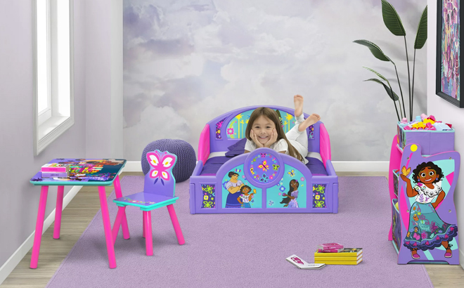 Disney Encanto 4 Piece Room in a Box Bedroom Set by Delta Children