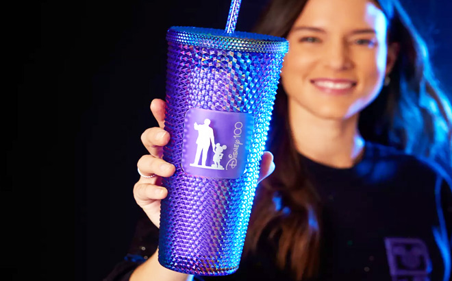 Mickey Mouse 'Geometric Starbucks Tumbler with Straw