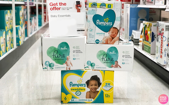 Enormous Diaper at Target