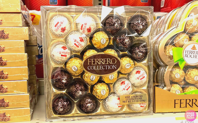 Ferrero Rocher 24 Count Assorted Gift Box on the shelf